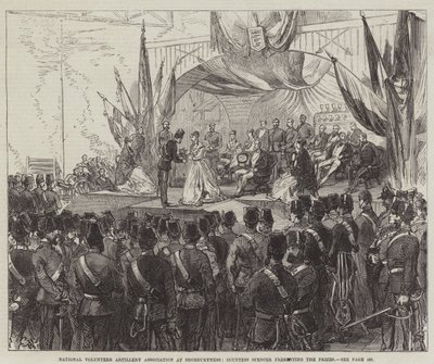 National Volunteer Artillery Association at Shoeburyness, Countess Spencer presenting the Prizes by Sir John Charles Robinson